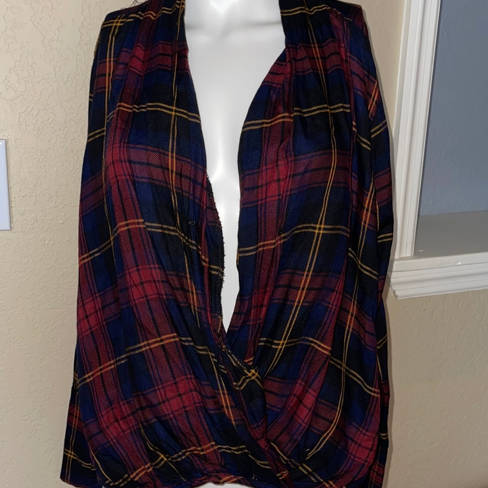 Windsor plaid blouse
